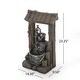 preview thumbnail 3 of 9, Annecy Outdoor Tier Bucket Fountain Outdoor 3 by Christopher Knight Home