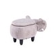 preview thumbnail 10 of 13, Animal Elephant Storage Upholstered Kids Ottoman