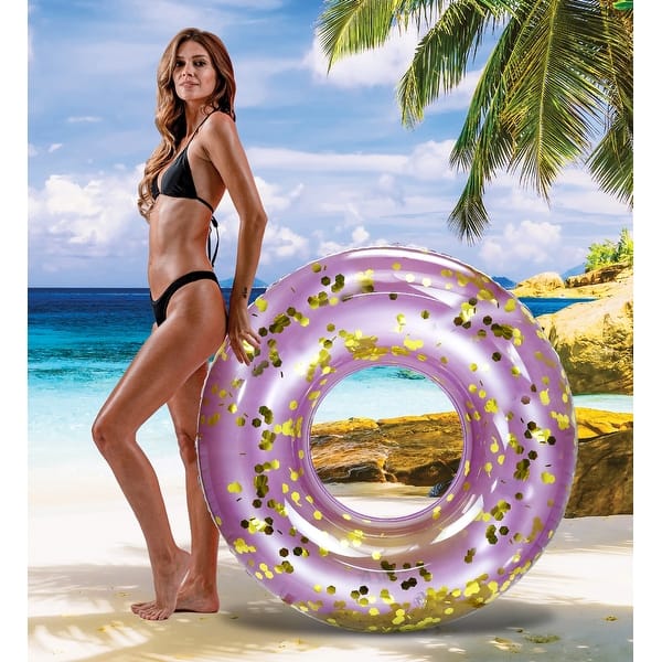 Pool Floaty JOYIN 2-Pack Flamingo Unicorn Pool Float Fun