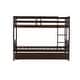 preview thumbnail 15 of 30, Rubber Wood Bunk Bed with Trundle,Convertible into 2 Twin Size Beds,Twin Over Twin Size
