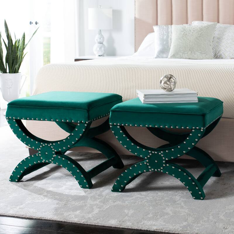 SAFAVIEH Ashanti X-Bench Ottoman