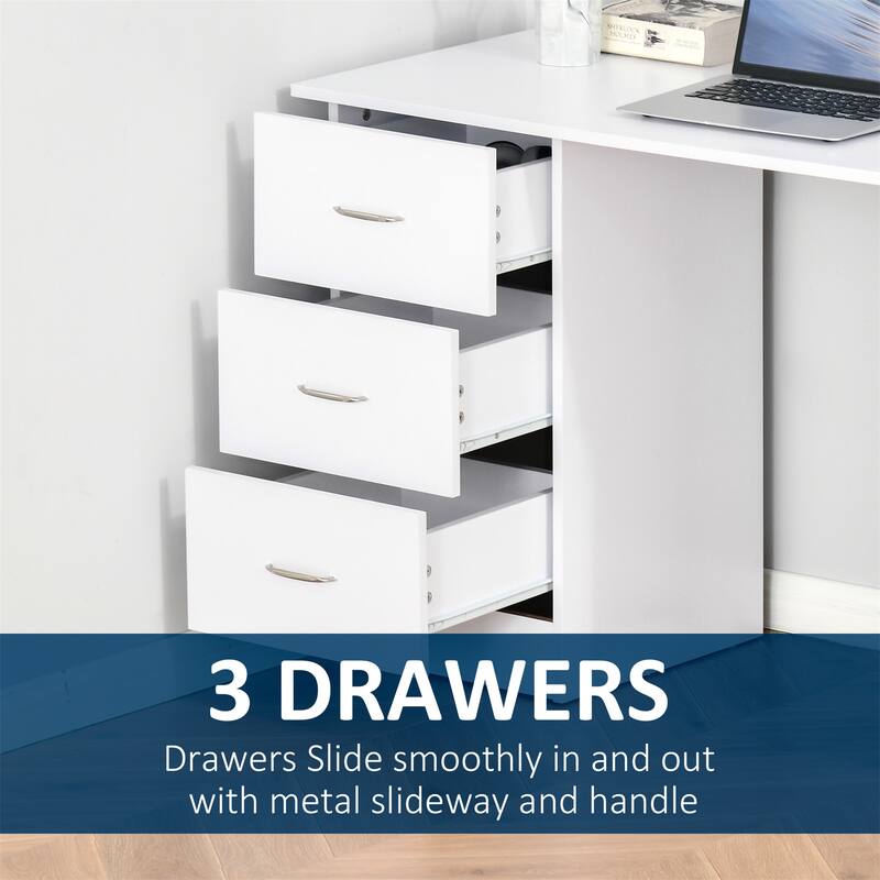 Home Office Computer Desk Bookcase