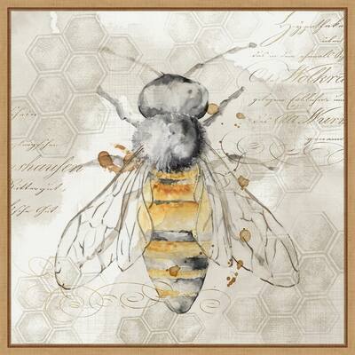 Queen Bee II by Eva Watts Framed Canvas Art