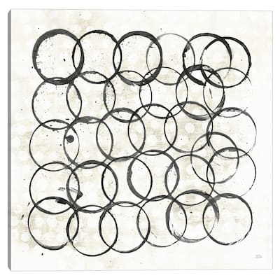 Eclipse II Neutral by Melissa Averinos Canvas Art Print