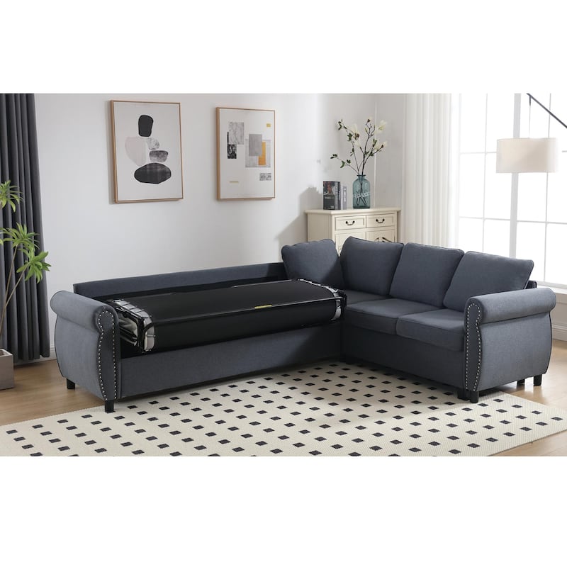 Luxury Sleeper Sofa Bed with Soft Cushion - Ultimate Comfort for Your Home