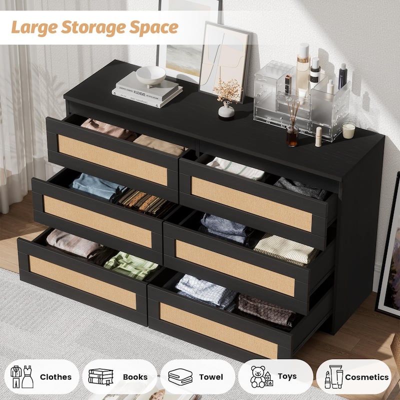 Rattan Dresser for Bedroom