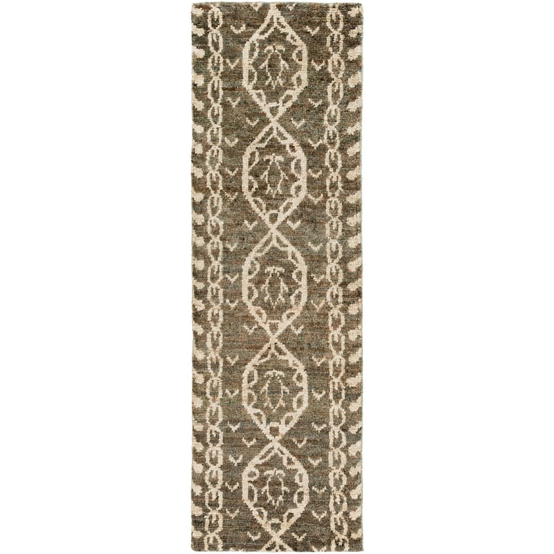 The Curated Nomad Clarendon Hand Knotted Bohemian Jute Area Rug