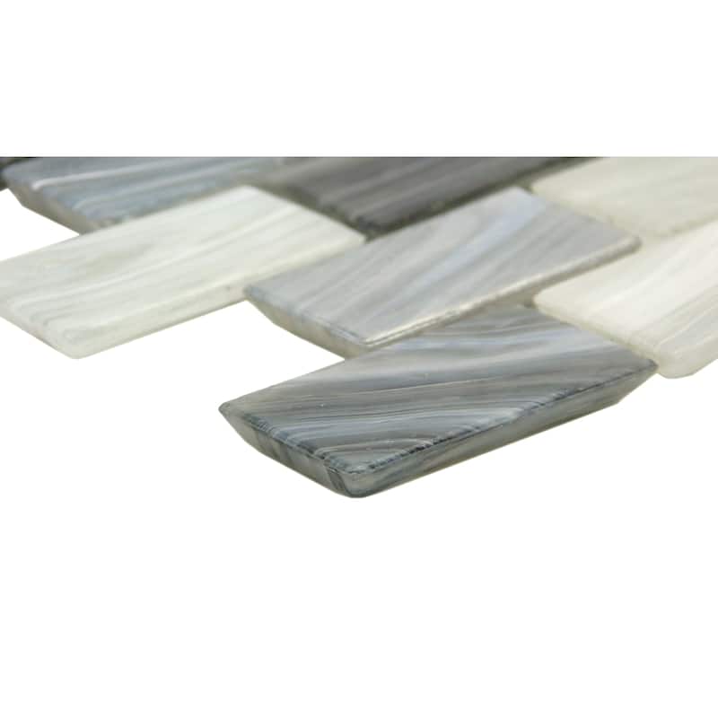 Emser Tile W87SWIR1212MOFP Swirl - 12" x 12" Rectangle Brick Wall Tile