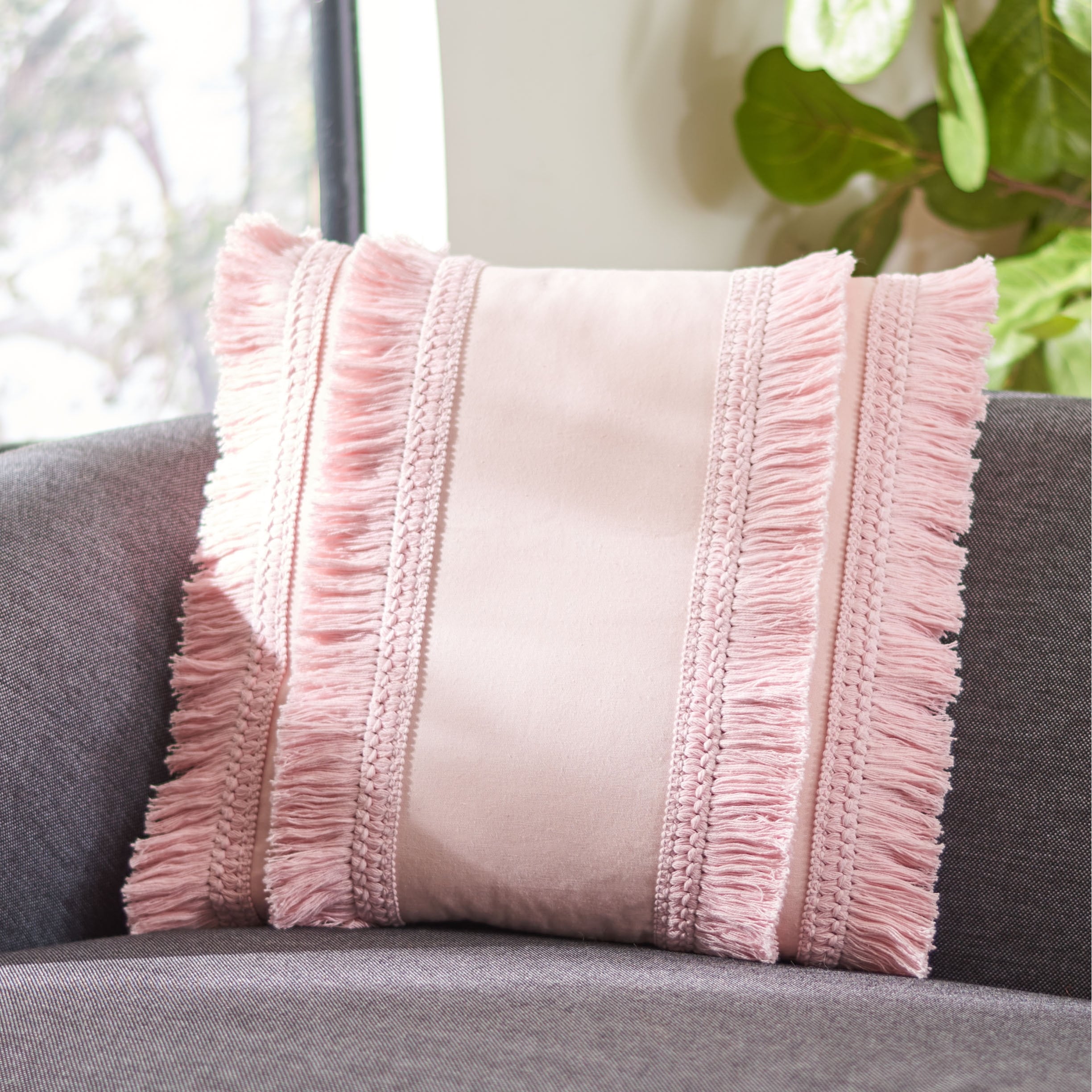 Peri fringe throw pillow online