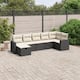 Option Black and cream 7-piece set without storage