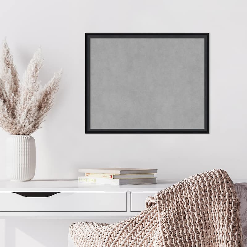 Amanti Art Lucie Black Framed Magnetic Board