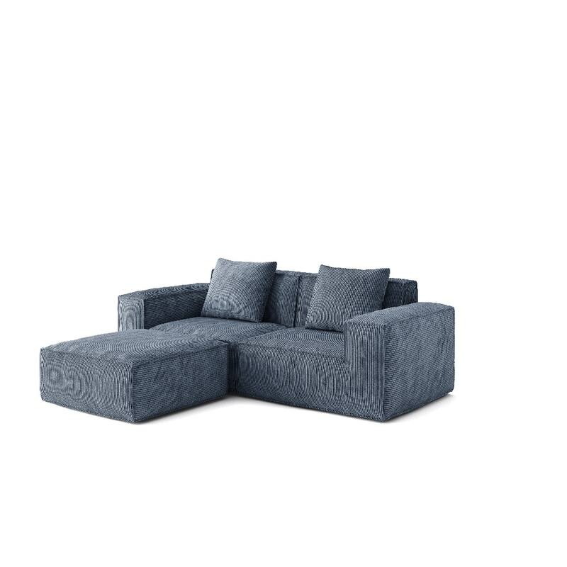 Modular Soft Corduroy Cloud Velvet Fabric Free Conversion Sofa