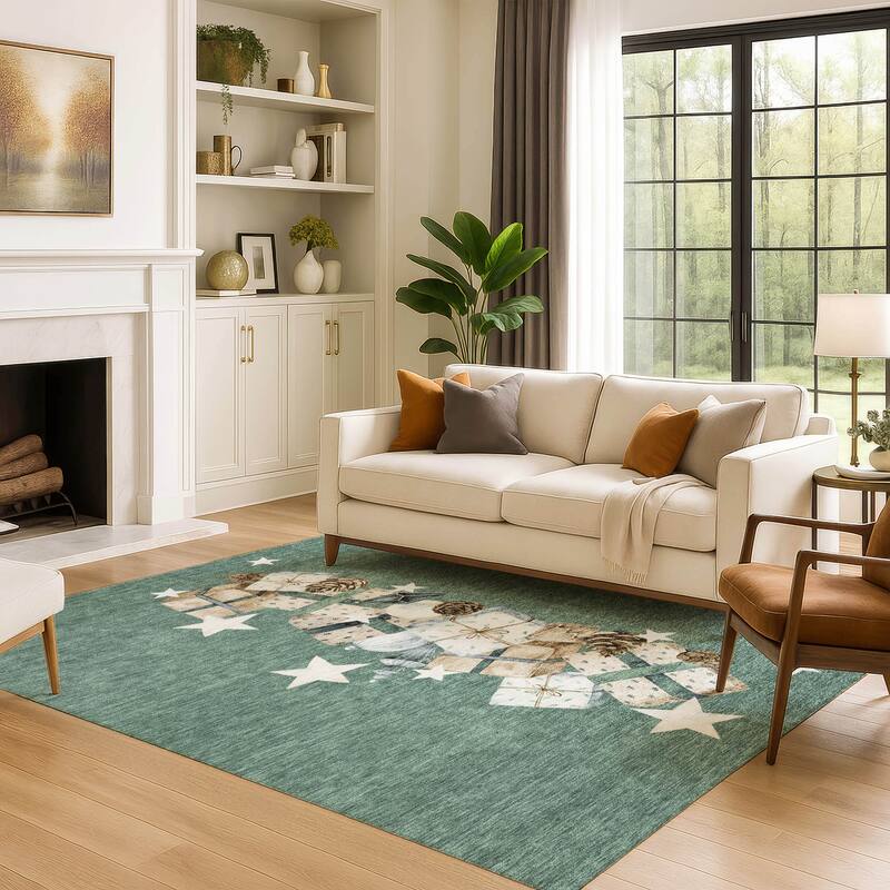 Premium Washable Super Soft Christmas Presents Mayfield Rug