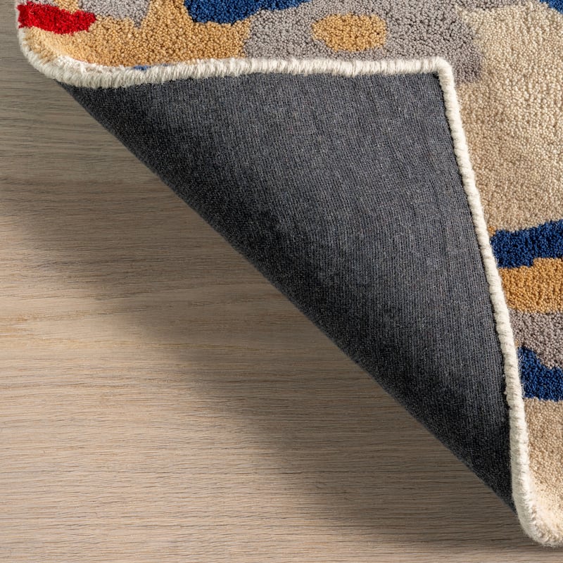 Pokhara Abstract Wool Area Rug
