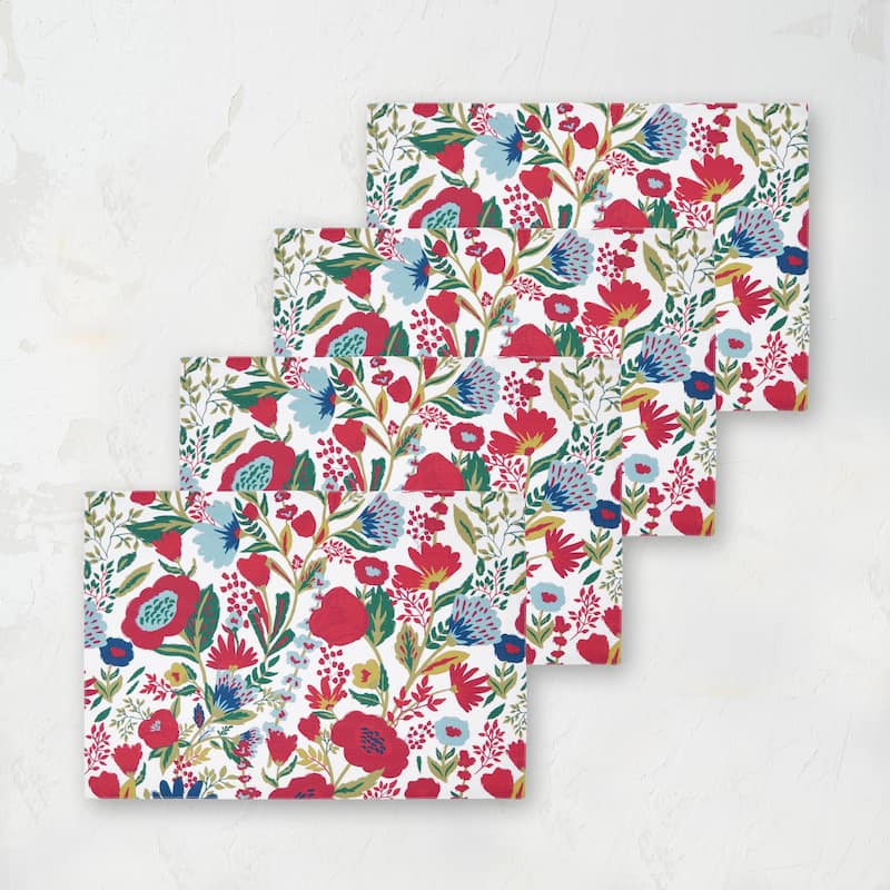 Bella Winter Placemats Set of 4, 13" x 19"