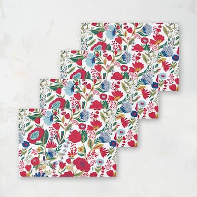 Bella Winter Placemats Set of 4, 13" x 19"