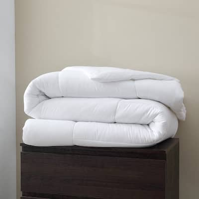 Swift Home All-Season Down Alternative Single Comforter & Duvet Insert 1-Piece Bedding - White Color Only