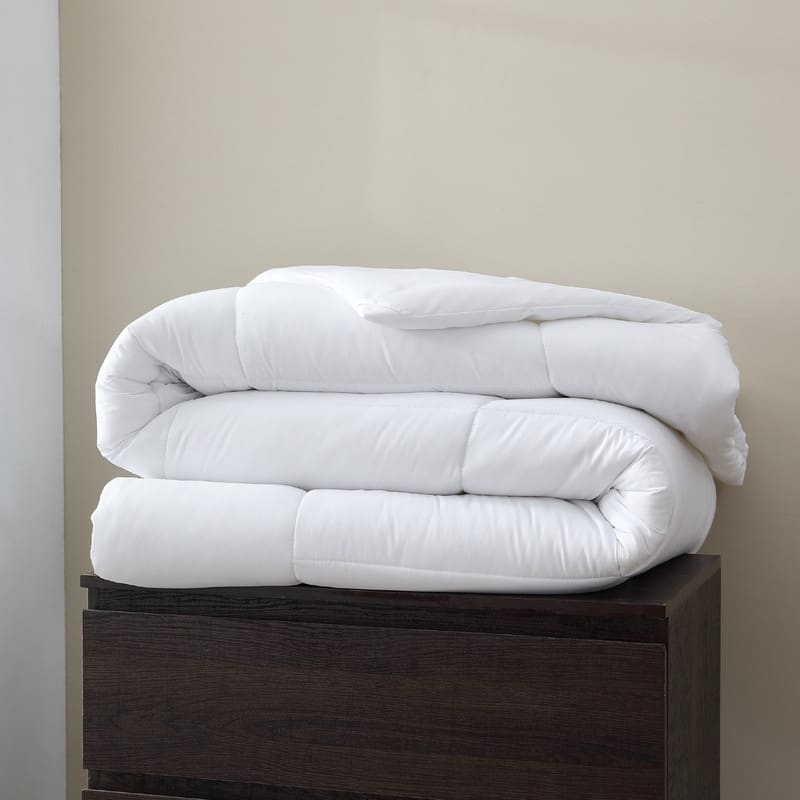 Swift Home All-Season Down Alternative Single Comforter & Duvet Insert 1-Piece Bedding - Full - White