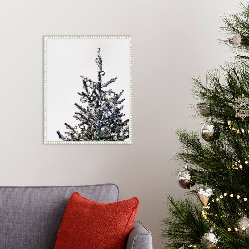 Disco Christmas Tree I by Victoria Barnes Framed Canvas Wall Art Print