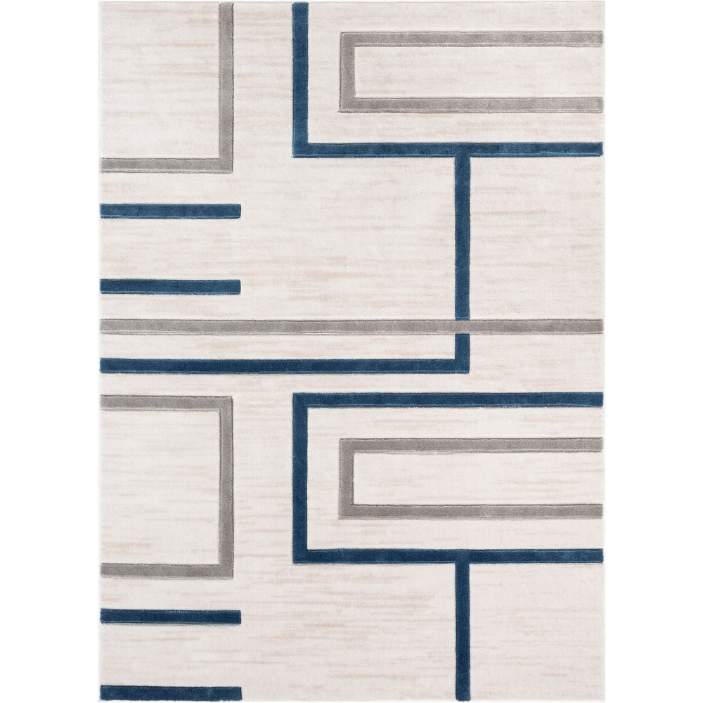 Well Woven Good Vibes Fiona Modern Geometric Area Rug