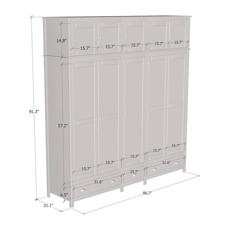 Topazio 10D3S Wardrobe