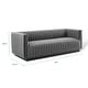 preview thumbnail 8 of 8, Silver Orchid Rosar Channel Tufted Velvet Sofa