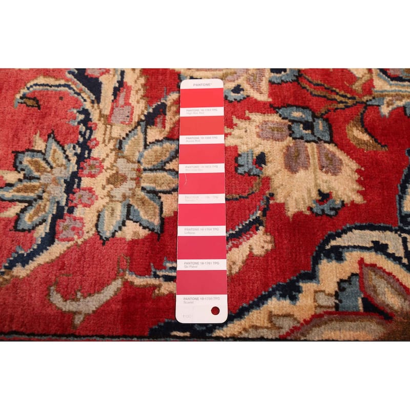 ECARPETGALLERY Hand-knotted Antalya Vintage Red Wool Rug - 7'7 x 11'2