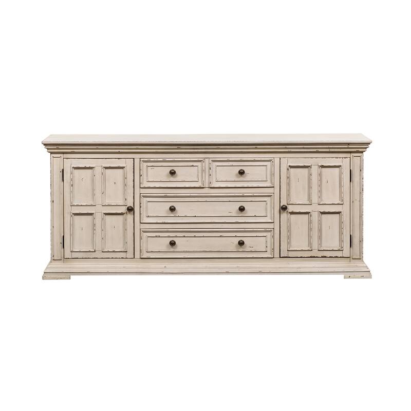 Big Valley Distressed 76 Inch TV Console