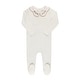 preview thumbnail 2 of 11, Ely's & Co. Organic Wide Rib Embroidered Scallop Collar Footie Collection