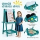 preview thumbnail 29 of 28, Costway Foldable Easel for Kids 3-in-1 Double-sided Art Easel with - See Details