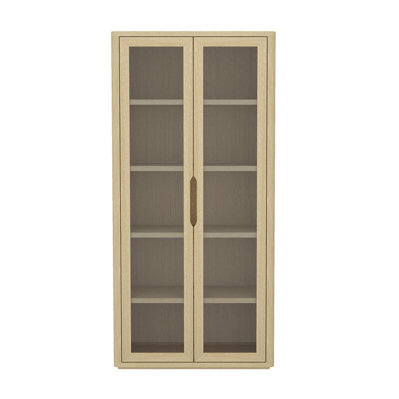 Manhattan Comfort Rivington Modern 38 In Bookcase Cabinet