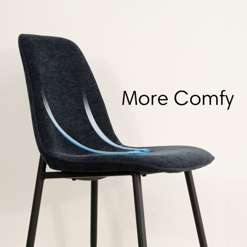 Round Dining Table Set for 4 with Upholstered Chairs and Pedestal Base