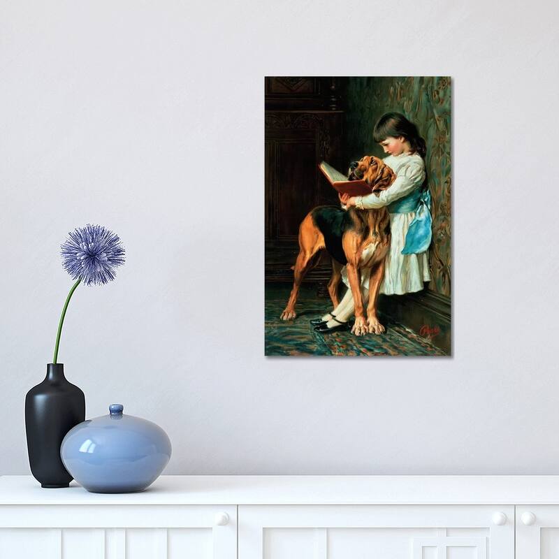 iCanvas "Naughty Boy or Compulsory Education" by Briton Riviere Canvas Print - 18x12x1.5