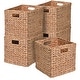 preview thumbnail 13 of 16, Collapsible Storage Cube Basket with Handles (Set of 5)