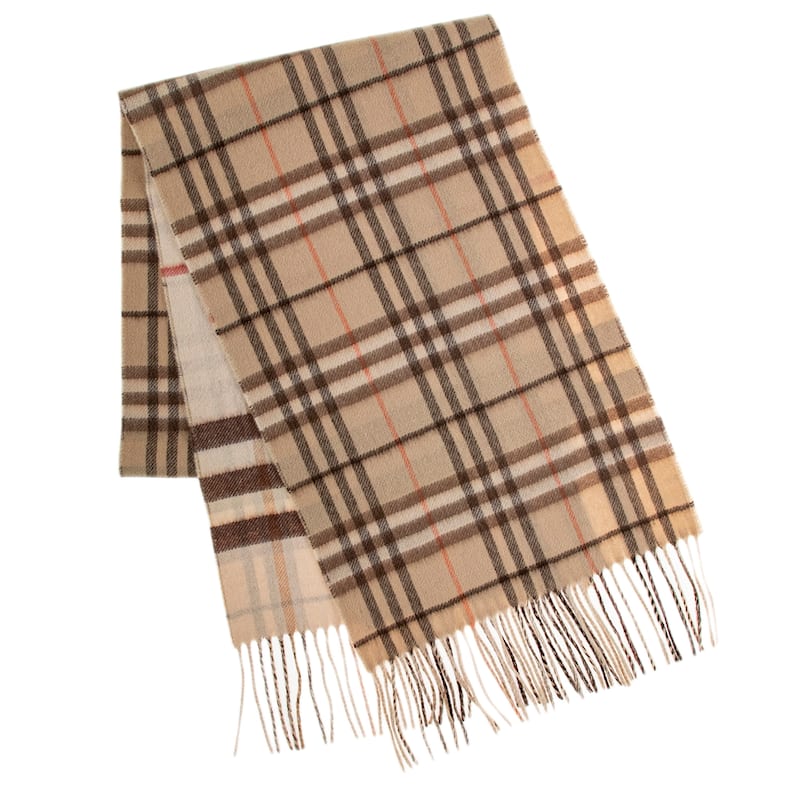 Burberry Check 100% Cashmere Scarf