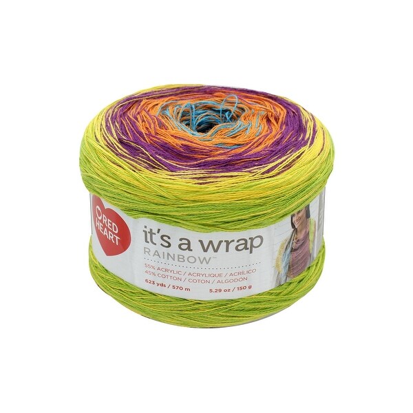 Shop C&C Red Heart It's A Wrap Yarn 5.29oz Rainbow ...
