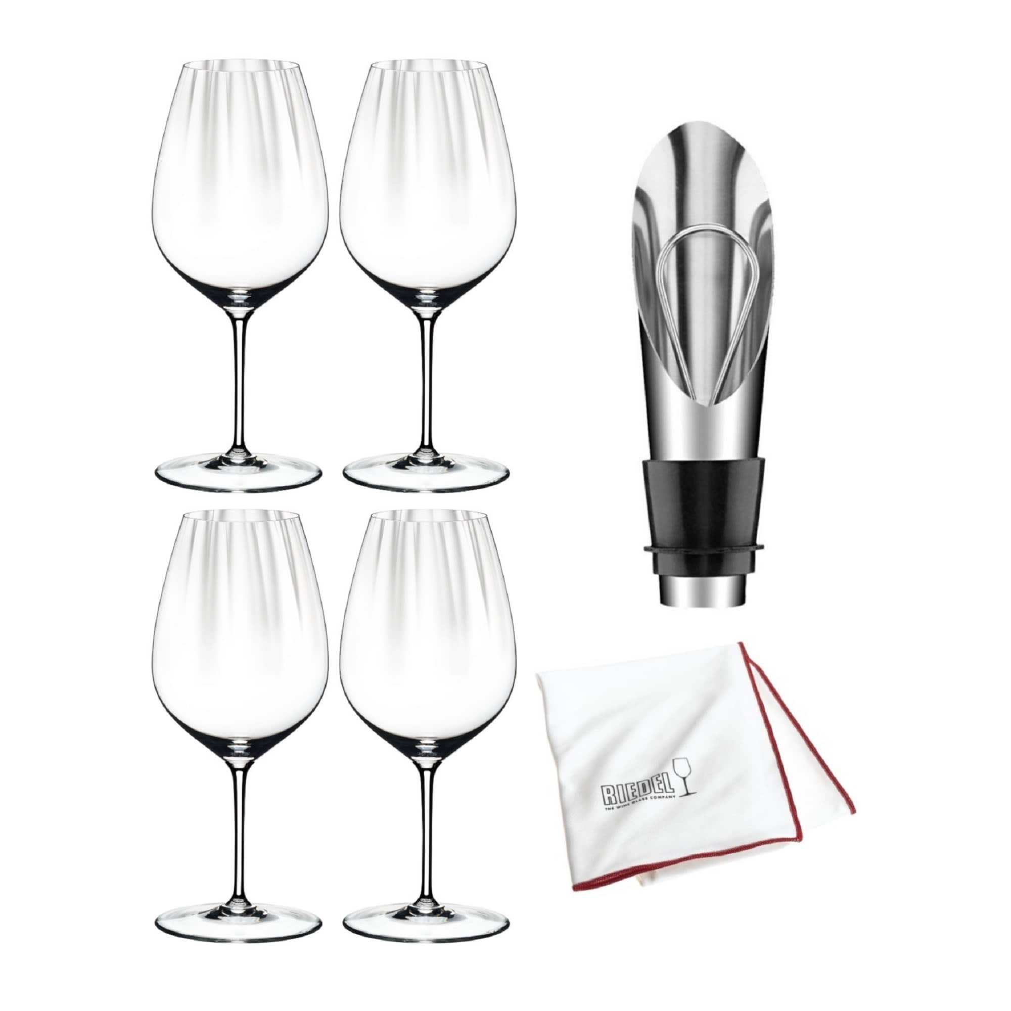 https://ak1.ostkcdn.com/images/products/is/images/direct/96728ee92f10ee2c91d0631e2f5335d480189588/Riedel-Performance-Wine-Glass-%28Cabernet%2C-4-Pk%29-with-Wine-Pourer-Bundle.jpg