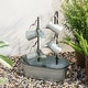 preview thumbnail 1 of 19, Glitzhome 33"H Farmhouse Metal Four-Pitchers Cascading Fountain