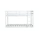 preview thumbnail 40 of 38, Artsy Solid Wooden Twin over Twin Bunk Bed with Ladder, Upper and Bottom Bed Platforms crafted with Strengthened Slats