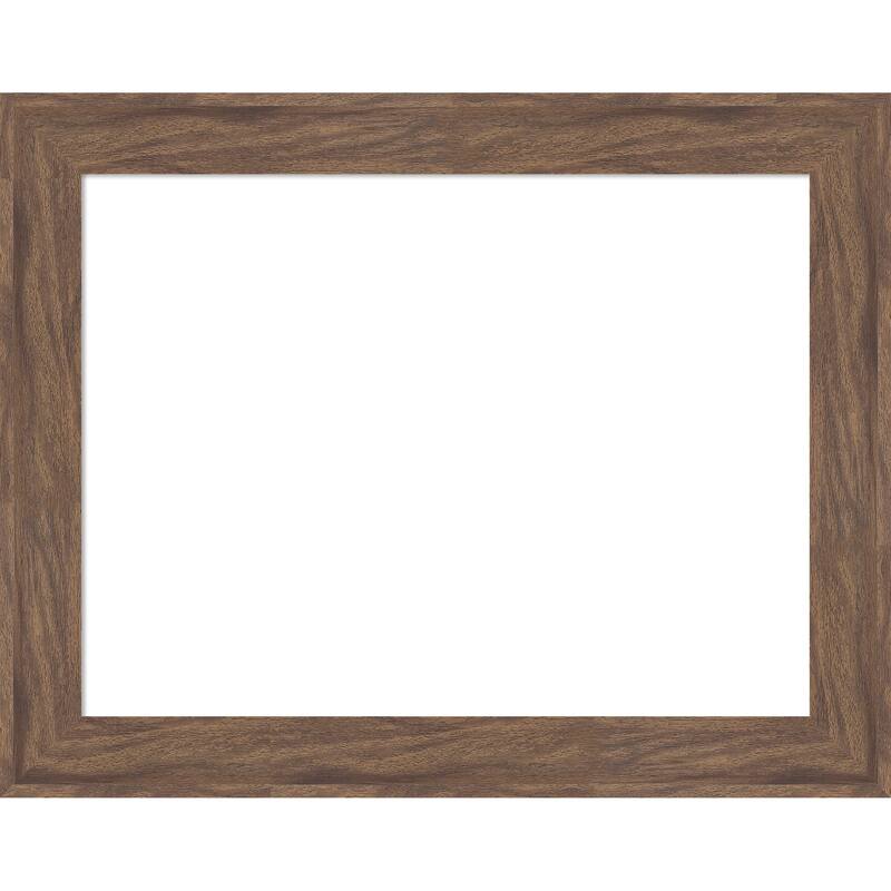 Pia Medium Brown Framed Dry Erase Magnetic Board
