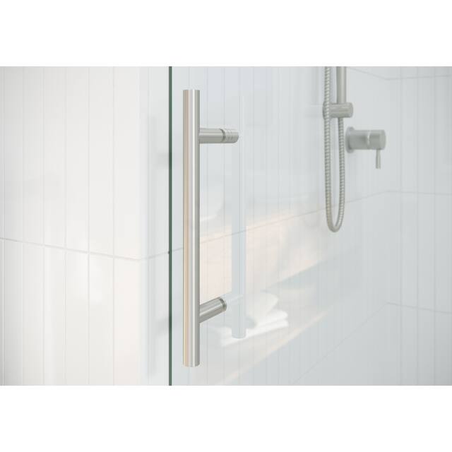 Glass Warehouse 44 in. - 48 in. x 78 in. Frameless Sliding Shower Door