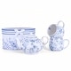 preview thumbnail 1 of 6, STP Goods Blue Flowers Bone China Tea Set for 2 pers. in Gift Box