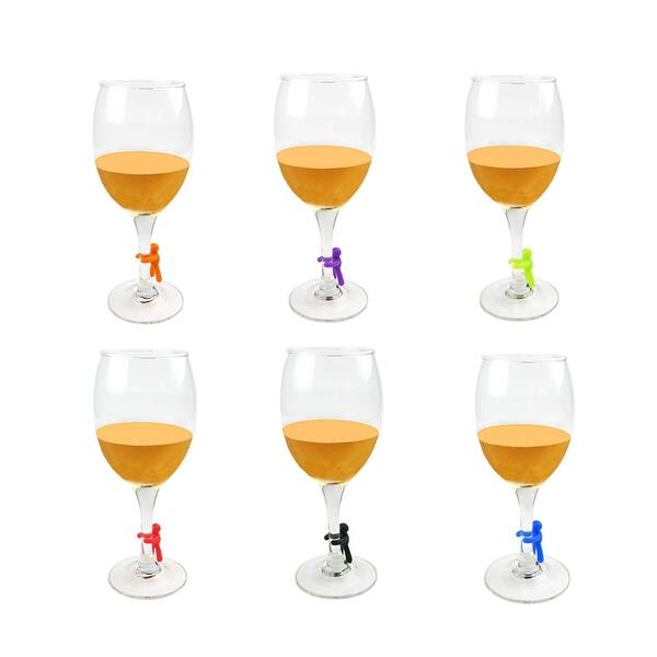 Javoedge Wine Accessories Novelty Wine And Beverage Bottle Stoppers 2 Pcs Set Hugging Glass Stem Marker 12 Pcs Overstock 14200631 Led light up firefly family quotation words decoration bottle novelty xmas gift. usd