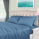 Superior Egyptian Cotton 650 Thread Count Bed Sheet Set - Twin XL - Medium Blue