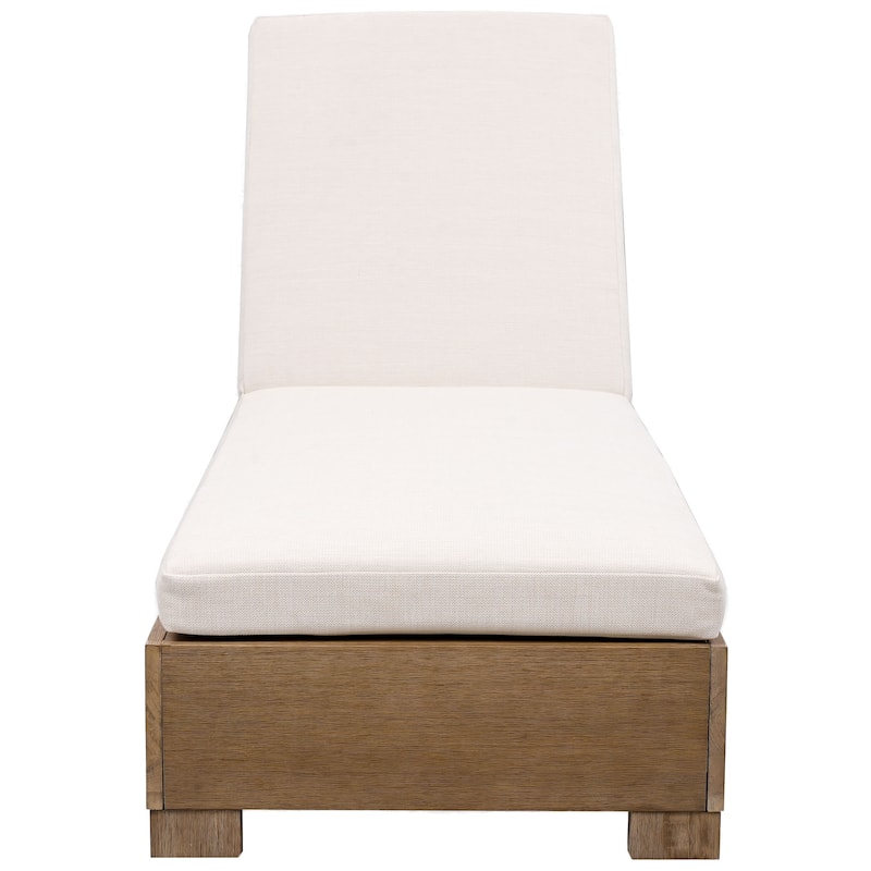 SAFAVIEH Couture Blanquilla Eucalyptus Chaise Lounge - 26"W x 78"D x 34"H