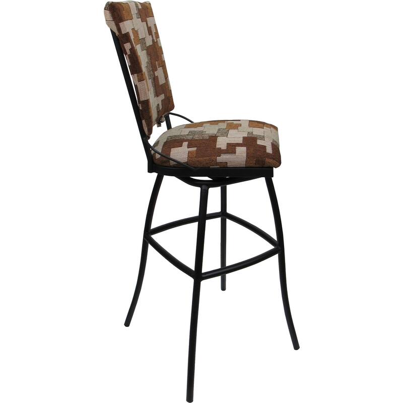 Set of 3 Outdoor Bar Stool Counter Extra Tall Jenna PB without Arms