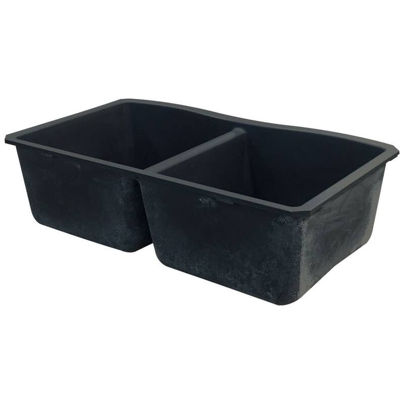 Transolid K-AUDE3219 Aversa 31-15/16" Undermount Double Basin Granite