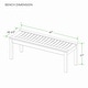 preview thumbnail 11 of 30, Cambridge Casual Caterina 6-Piece Teak Outdoor Extendable Dining Set