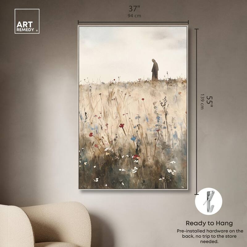 Ambling Monk Canvas by Art Remedy