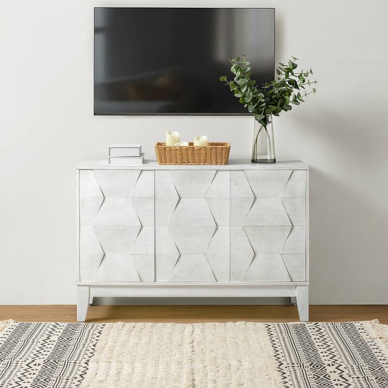 Glenda Contemporary Versatile Adjustable Shelf Storage Cabinet By HULALA HOME